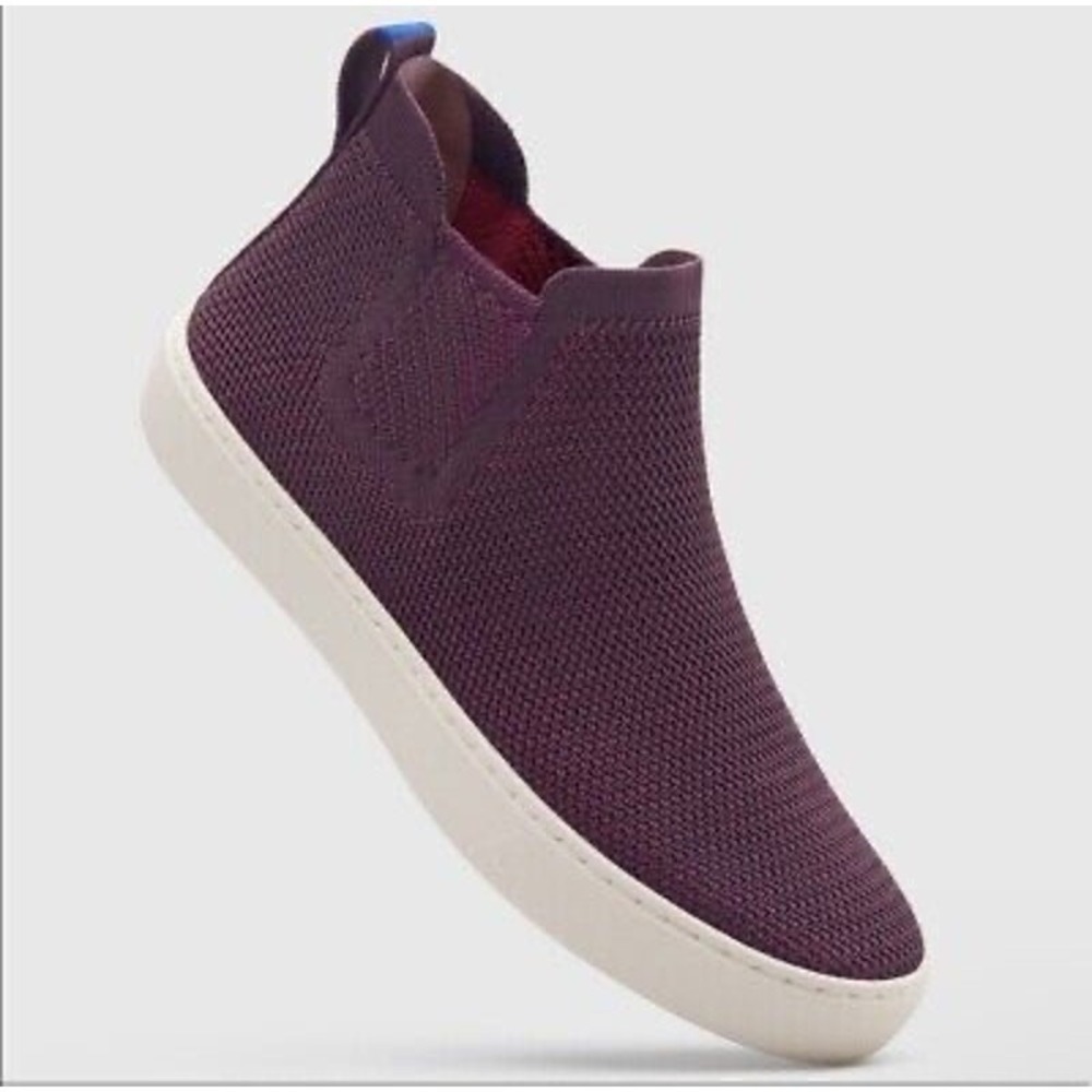 Rothy's Lattice Stitch Chelsea Boot Berry Discontinued Women's Size 13 OG